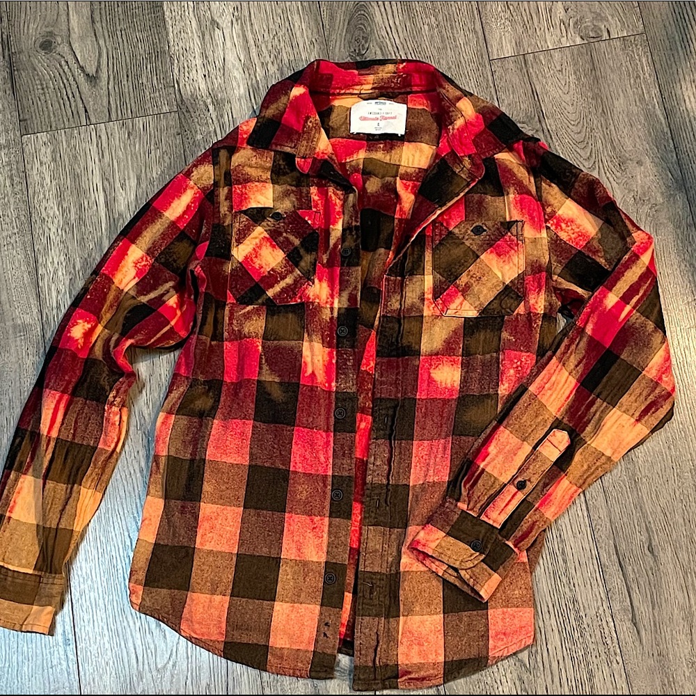 Bleached flannel